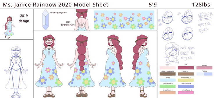 Ms. Rainbow Character Sheet [June]