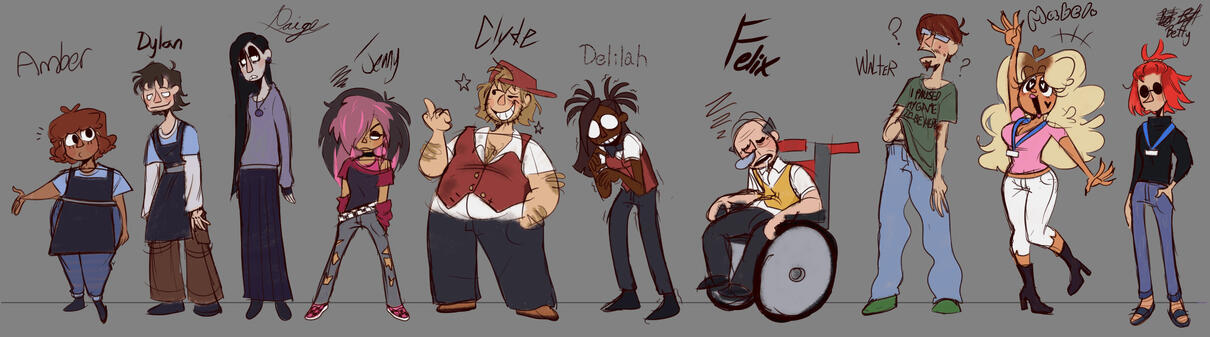 character design lineup [february]