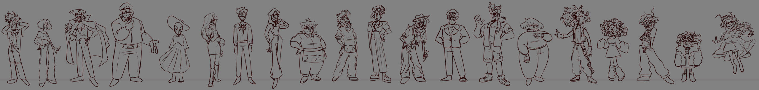 original character lineup sketch [february]